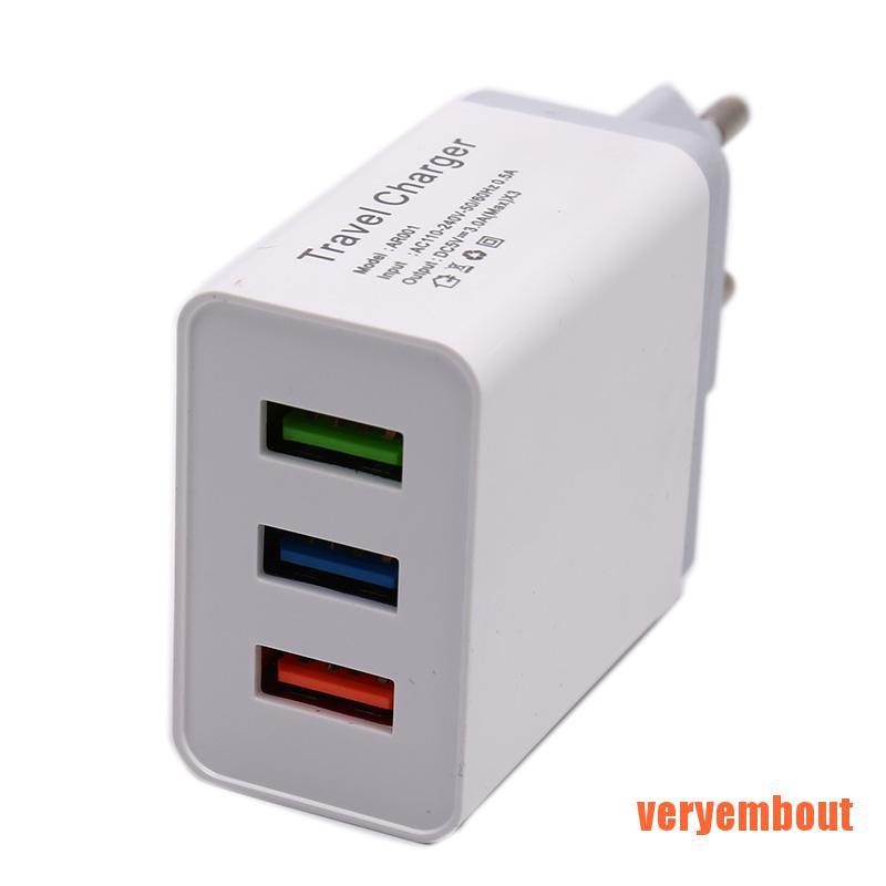 Củ Sạc Nhanh USB 3.0 18W Gắn Tường Tiện Dụng