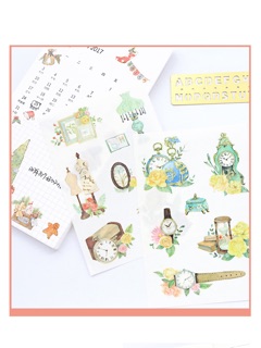 Hình dán sticker retro 1 tấm