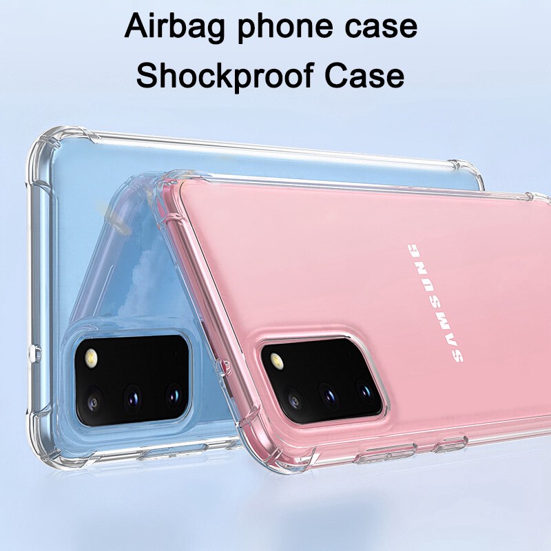 Ốp lưng Samsung Galaxy mềm trong suốt chống sốc cho A12 A02s M51 A21s A11 A31 A51 A71 M11 M21 M31 M30s S10PLUS NOT 8 S20