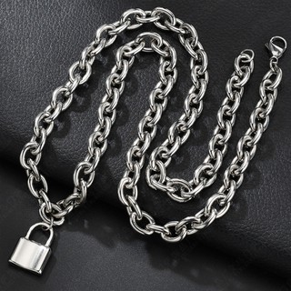 Dây chuyền ổ khóa thép không gỉ phong cách HipHop ver7 MDC166