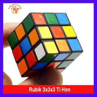 Đồ chơi Khối Rubik mini 3x3x3 cổ điển luyện tư duy logic - Rubik tí hon
