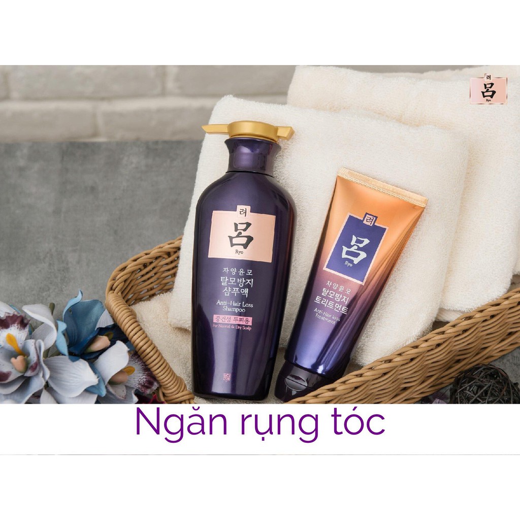 Ryo tím ngăn rụng tóc