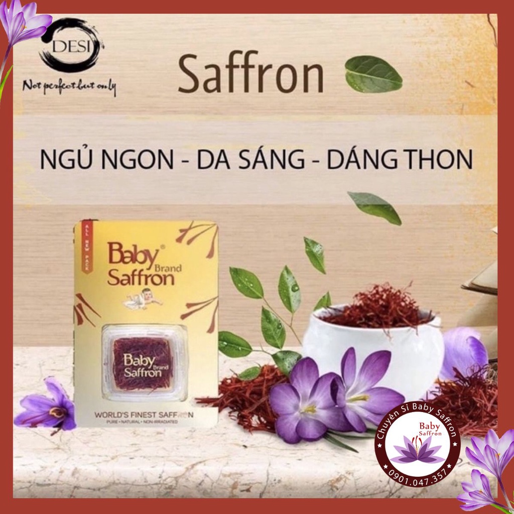 💎 [ KHỎE ĐẸP ] Nhuỵ Hoa Nghệ Tây Baby Safron 1gr