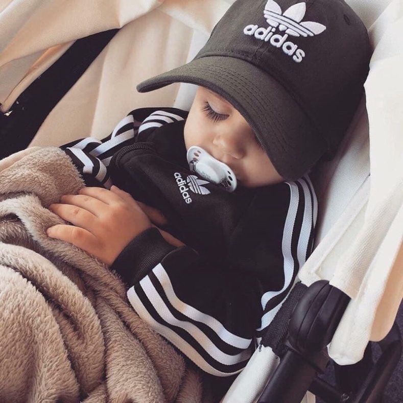 Mũ lưỡi trai Adidas thêu nổi siêu nhẹ cho bé yêu