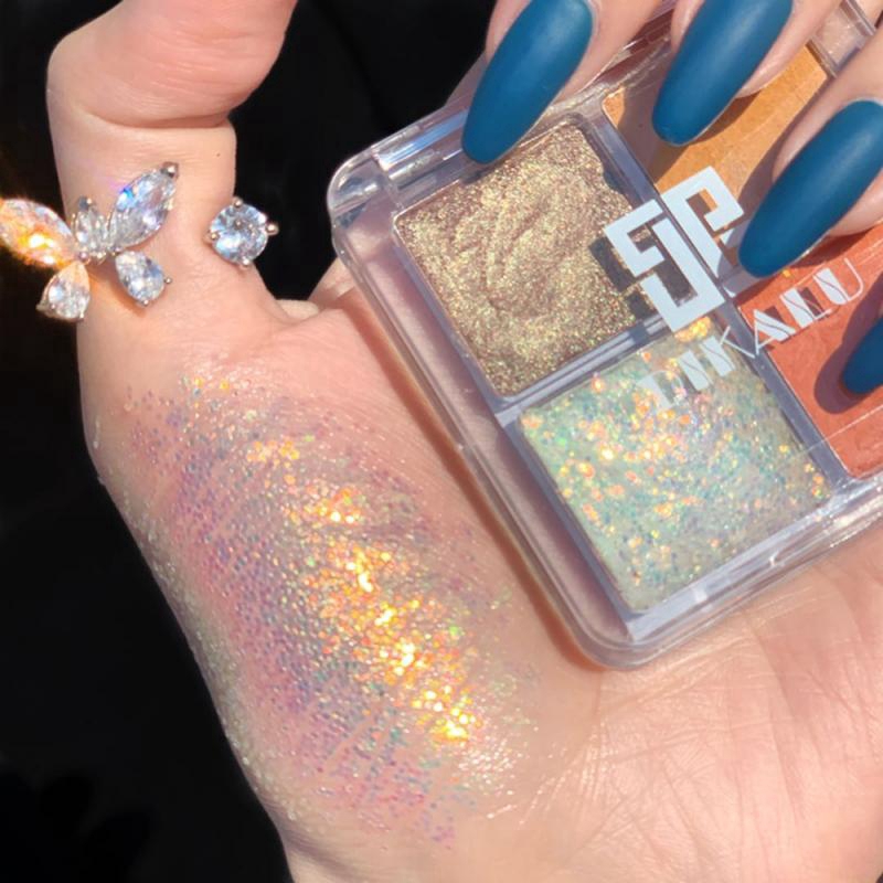 DIKALU (Hàng Mới Về) Bảng Phấn Mắt 4 Màu Ánh Ngọc Trai Lấp Lánh Chống Thấm Nước Dễ Lên Màu | BigBuy360 - bigbuy360.vn