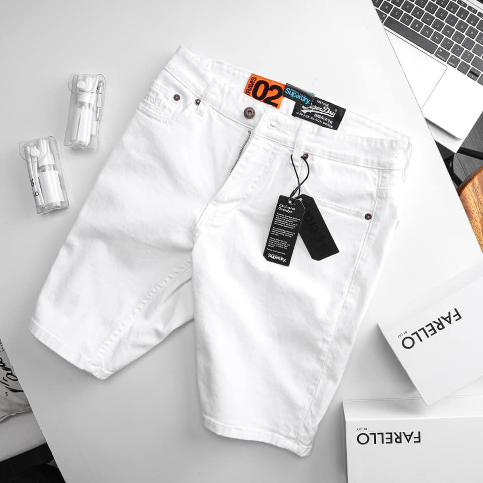 QUẦN SHORT KAKI JEAN NAM FORM CHUẨN SKINNY