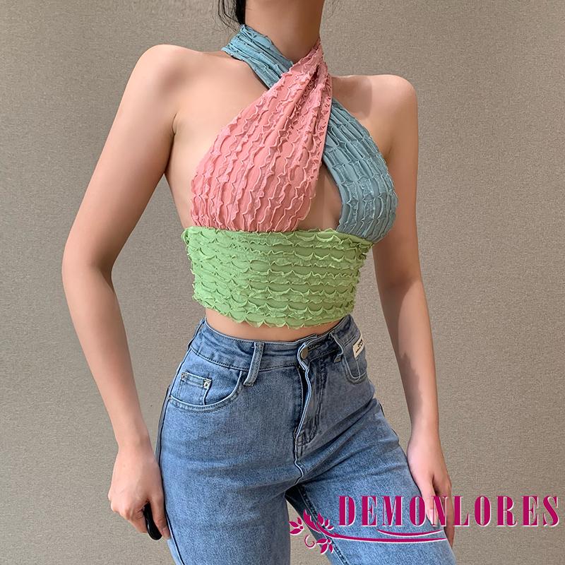 Áo lửng hai dây thời trang gợi cảm dành cho nữ