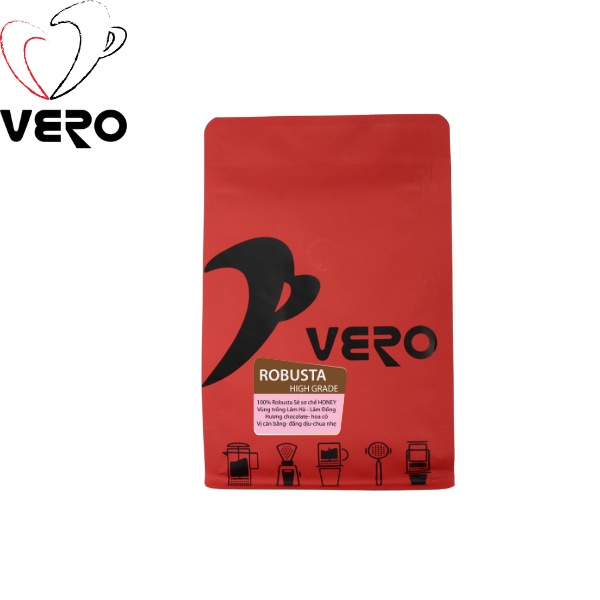 Cà Phê Hạt Vero Robusta High Grade 250g