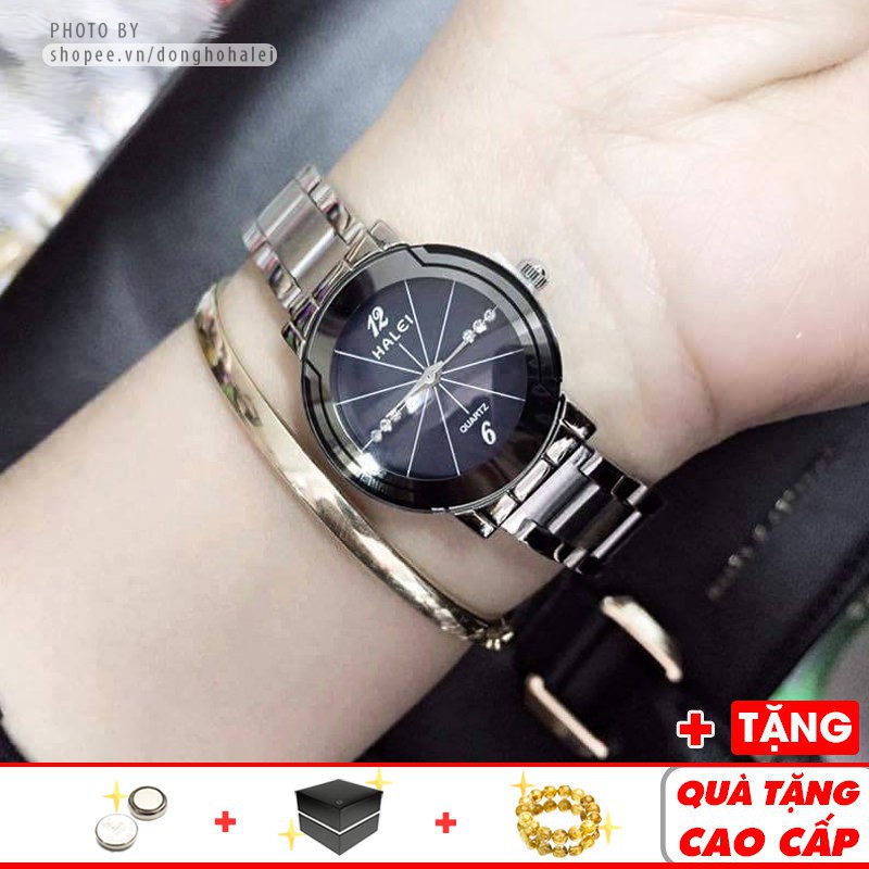 Đồng hồ nữ Halei H013 trẻ trung nữ tính dẫn đầu xu hướng thời trang chính hãng cao cấp - Vemz Watch