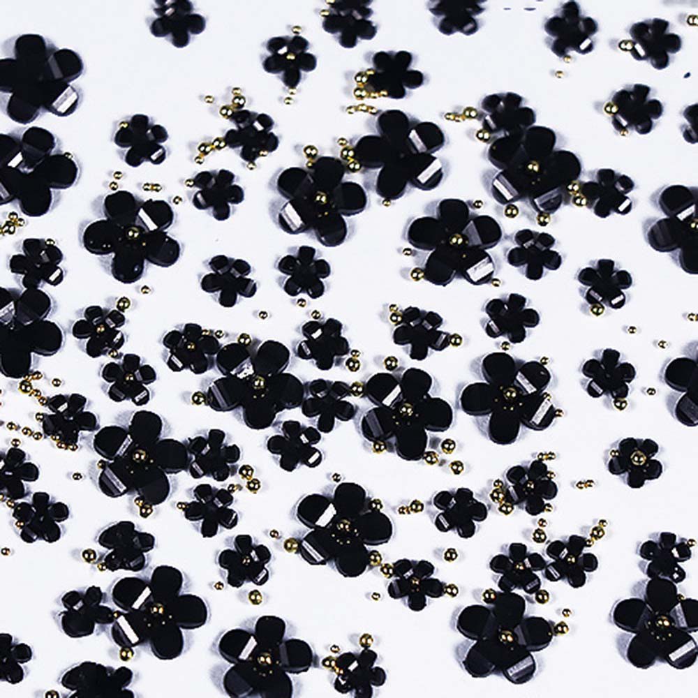 [Hàng mới về] Phụ kiện trang trí móng tay 3d hình hoa nhiều màu sắc