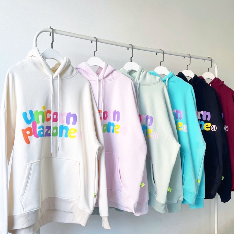 UPZ Áo Khoác Hoodie In Unicorn Play Zone Chữ Bảy Màu (7 Màu)