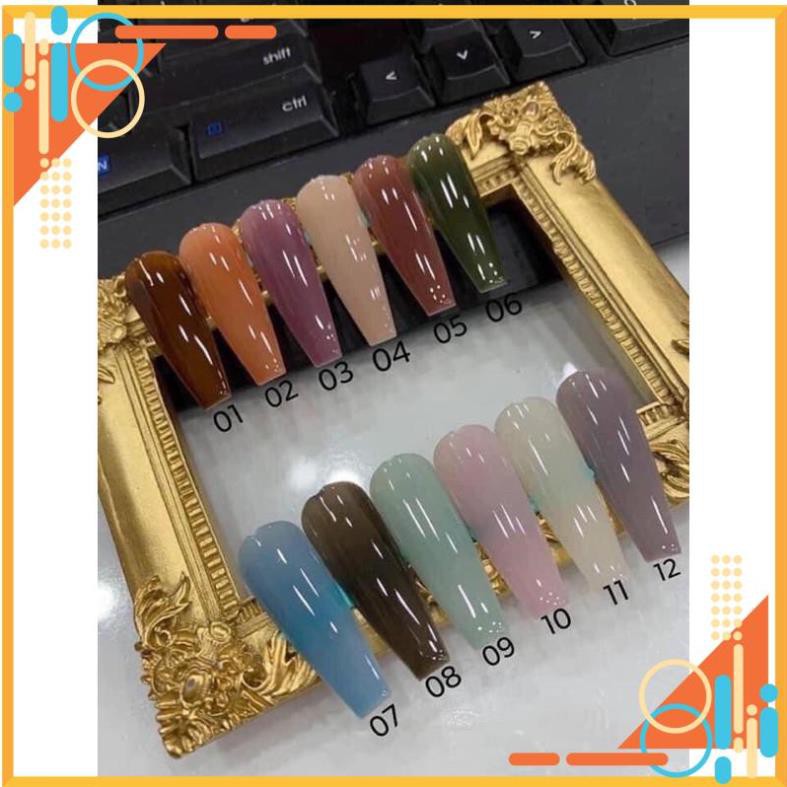 nail giá rẻ sơn gel thạch BoBo 12 màu