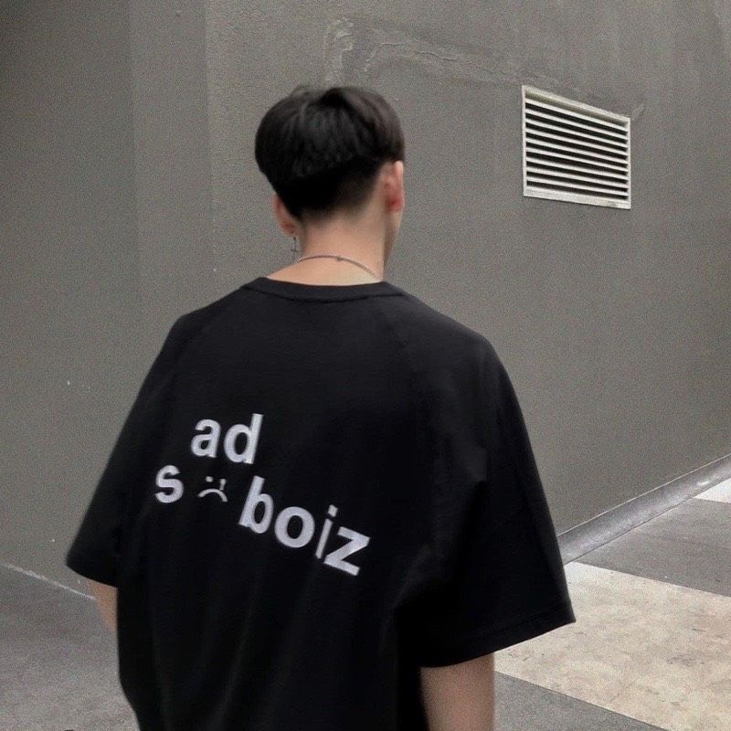 Áo Thun Tay Lỡ Dáng Rộng Sadboiz Mặt Buồn Unisex Local Brand | BigBuy360 - bigbuy360.vn