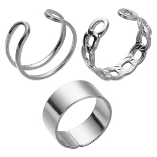 Set 3 Nhẫn Nữ Thời Trang Cá Tính