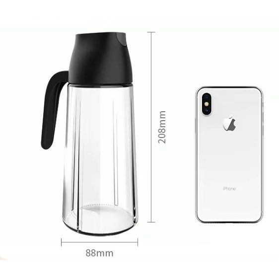 Bình đựng dầu ăn nắp mở tự động chống rò rỉ Siyue 640ml