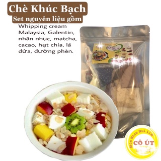 set CHÈ KHÚC BẠCH SIÊU NGON / NẤU KHOẢNG 10 CHÉN