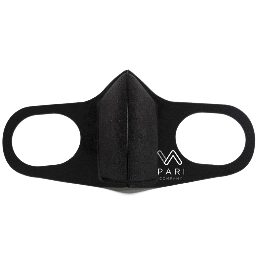 Mặt nạ Pitta Mask 3D 2 lớp dày dặn, Khẩu trang nội địa Nhật màu đen, chống giọt bắn, chống tia UV (Giặt thoải mái)