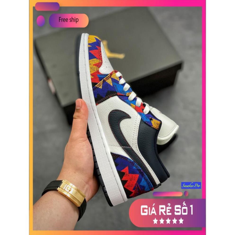 (FULL BOX + QUÀ TẶNG) Giày thể thao sneaker Air Jordan 1 Low Nothing But Net cổ thấp siêu đẹp dành cho nam và nữ | BigBuy360 - bigbuy360.vn