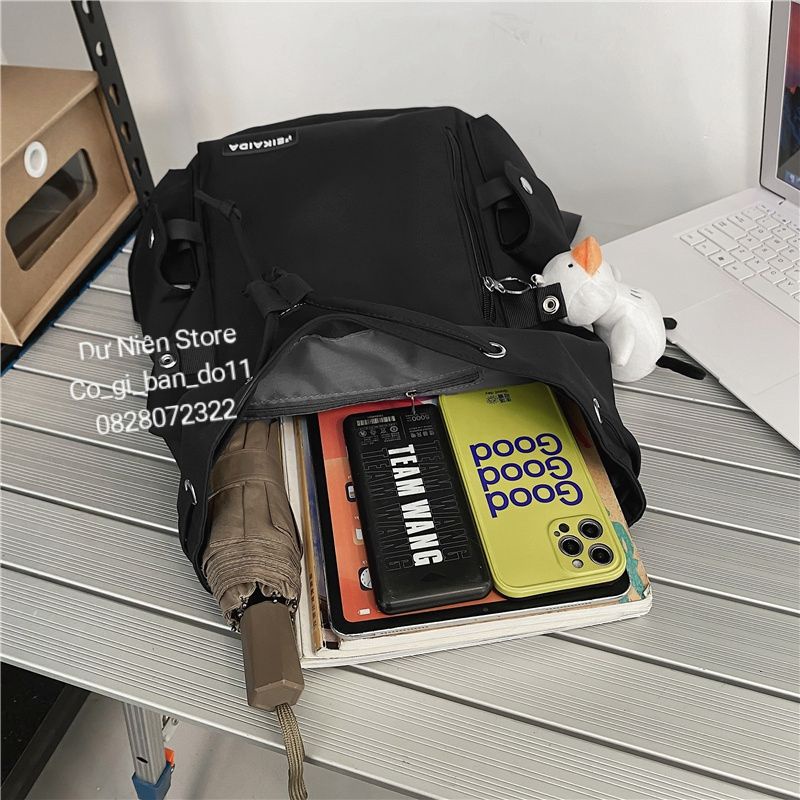 (Hàng Sẵn) Balo Thời Trang Nam Nữ Vải Oxford Màu Trơn.