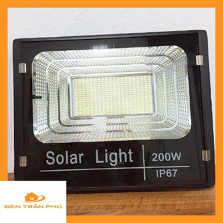 Đèn năng lượng mặt trời FREESHIP Đèn led pha năng lượng mặt trời 100w BABA