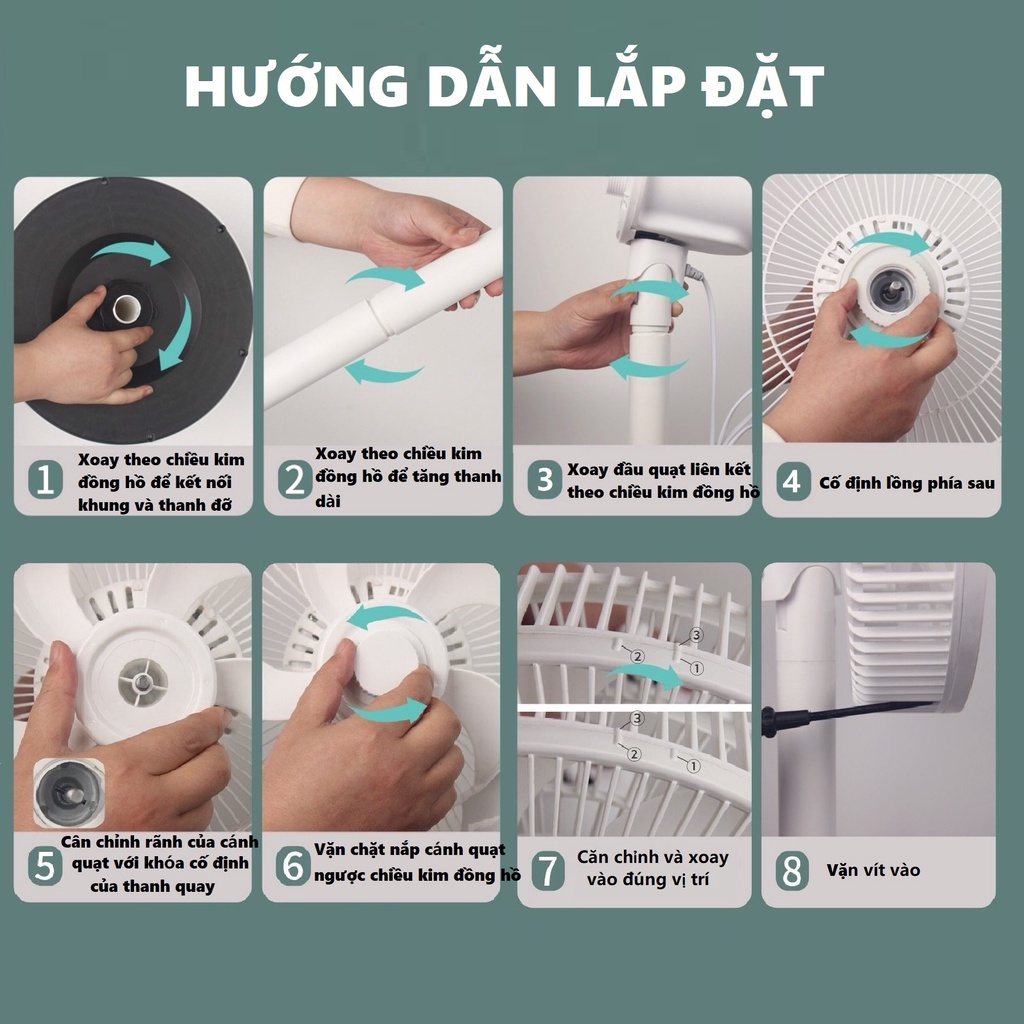 Quạt cây, quạt đứng Cát Á có điều khiển từ xa - 3 tốc độ - Quạt 15 cánh siêu mát - Bảo Hành 6 Tháng