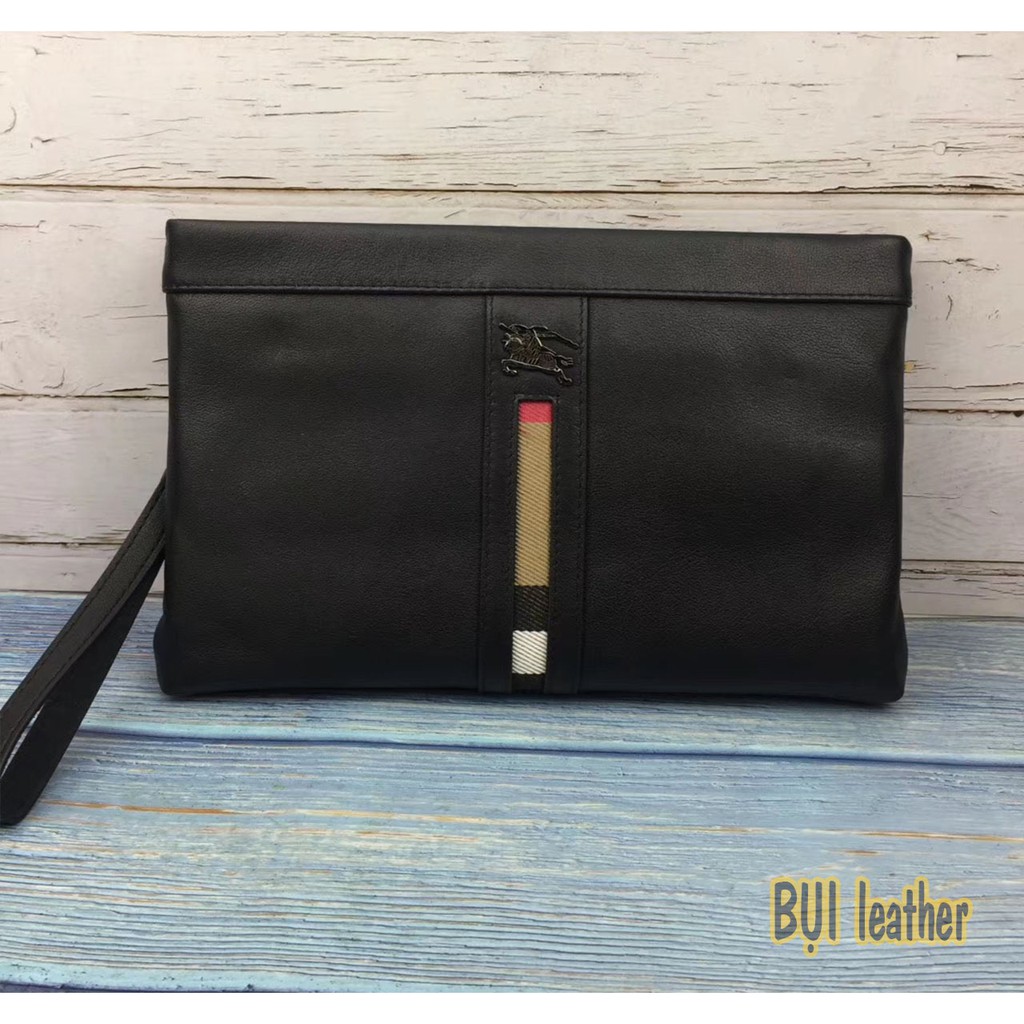 Ví cầm tay nam da bò cao cấp M108- Clutch nam da thật- BH 24tháng-đầy đủ hộp (CÓ VIDEO) | BigBuy360 - bigbuy360.vn