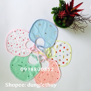Yếm buộc dây cotton cho bé