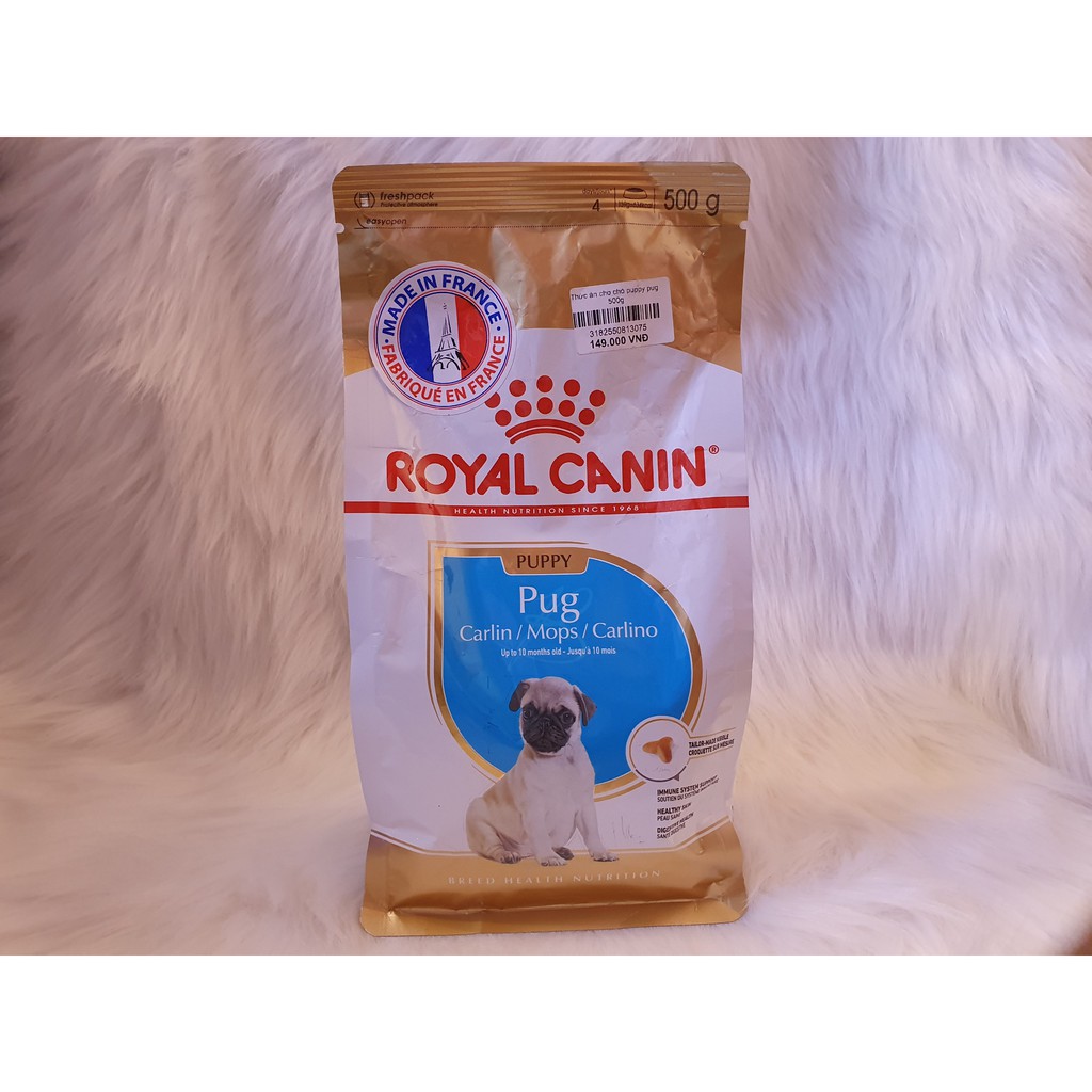 Thức ăn Hạt ROYAL CANIN Puppy PUG cho chó 500G/1.5KG ♥️Giảm 70k with Freeship Extra♥️ Thức ăn cho chó Pug nhỏ