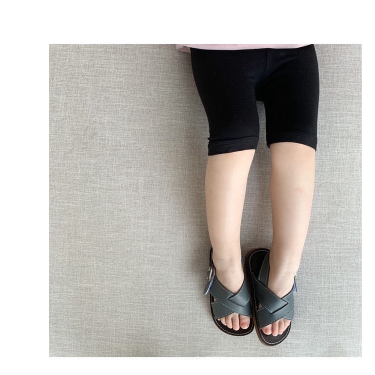 Quần đùi bé gái dáng lửng chất vải cotton thoáng mát co giãn 4c,quần đùi lửng cho bé gái từ 10-30kg