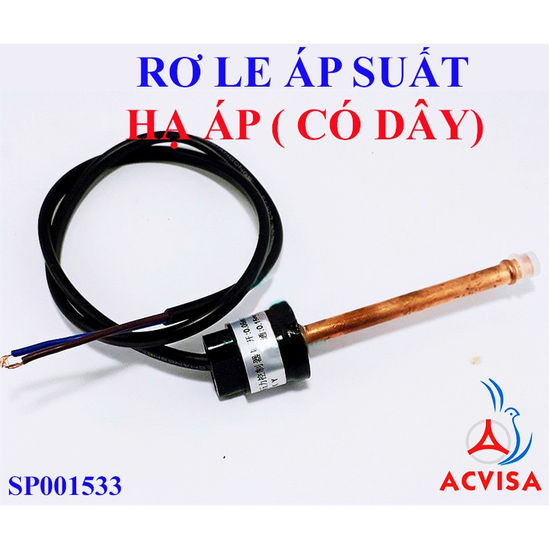 Rơ le áp suất thấp YK-0.15/0.05 Dây dẫn (Hoặc Rắc cắm)