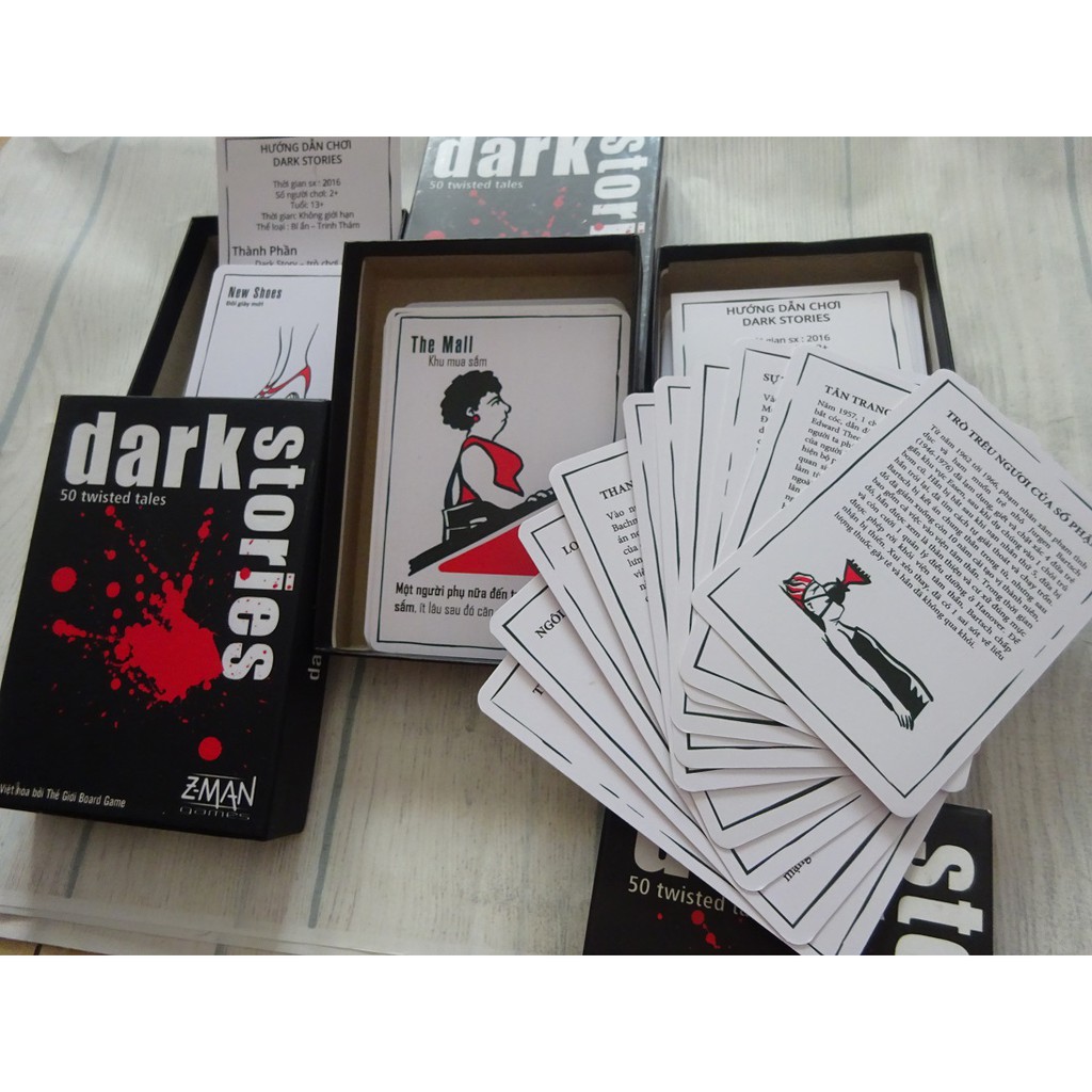 COMBO 3 BỘ DARK STORIES VIỆT HÓA