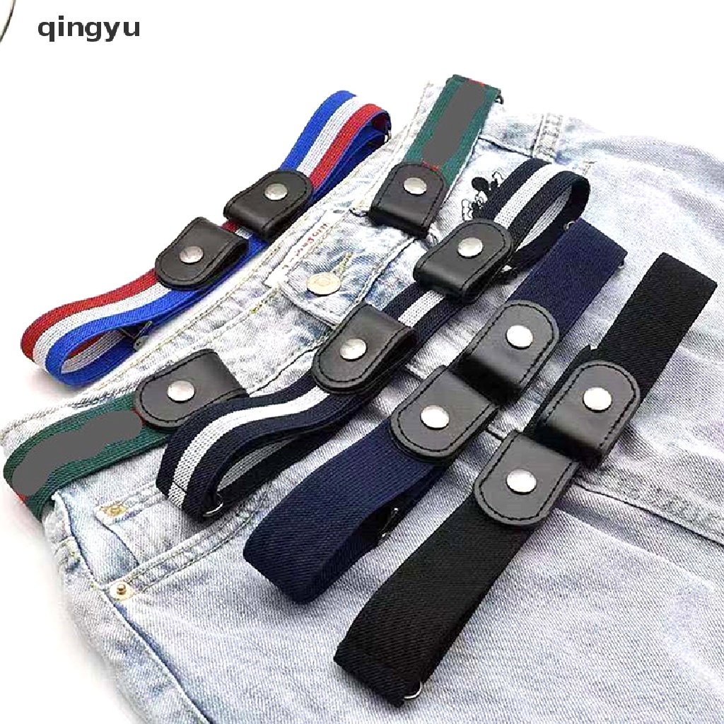 Thắt Lưng Không Khóa Co Giãn Không Đường May Cho Nam Nữ