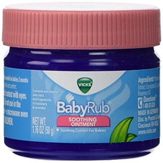 Dầu bôi ấm ngực giảm ho cho bé Vicks Baby Rub Mỹ