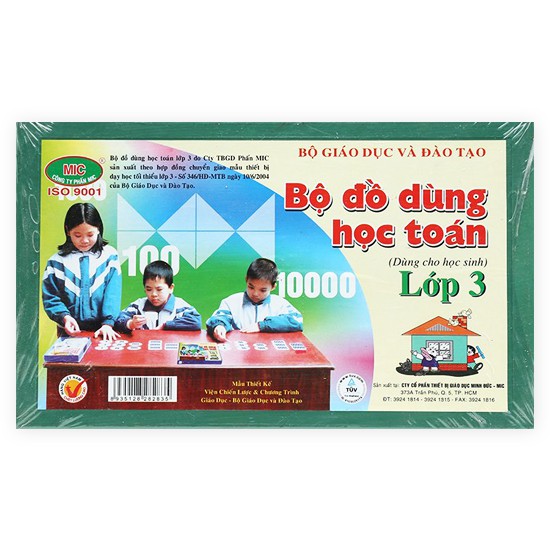 Bộ đồ dùng học Toán lớp 3 MIC