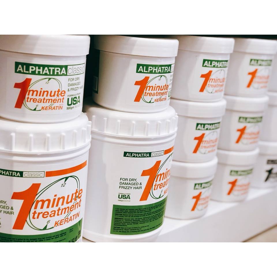 Ủ TÓC ALPHATRA CLASSIC 1 MINUTE KERATIN TREATMENT 1500ML