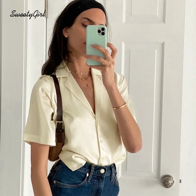 Áo Sơ Mi Tay Ngắn Thời Trang Dành Cho Nữ