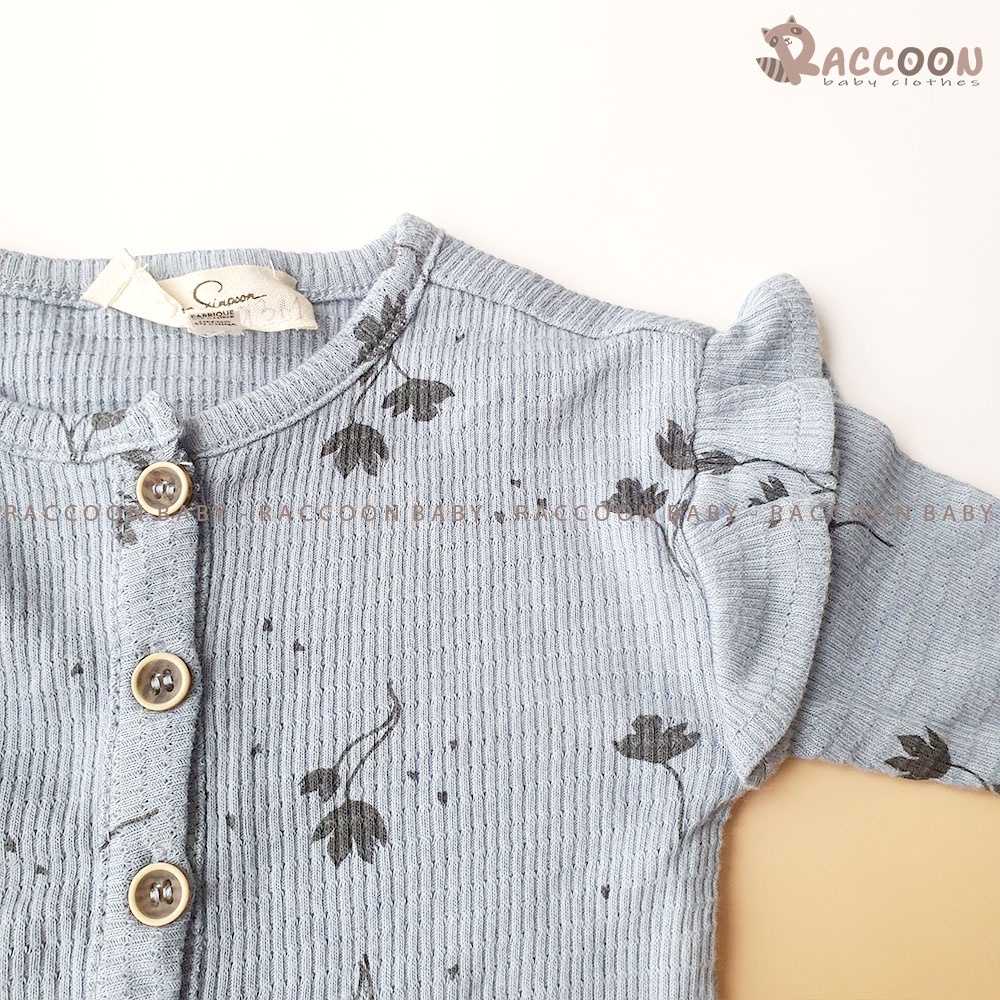 Bộ đồ liền thân không tất chất vải thun gân xuất Pháp body suilt bé gái Jessica Simpson