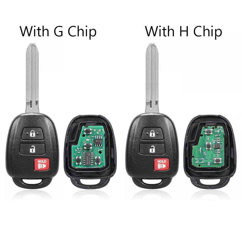 Chìa Khóa Điều Khiển Từ Xa 314.4MHz Chuyên Dụng Cho Xe Hơi Toyota Camry