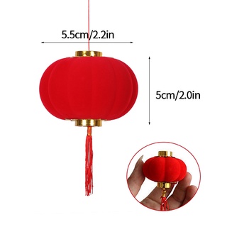 Đèn lồng mini màu đỏ dùng trang trí tiệc cưới
