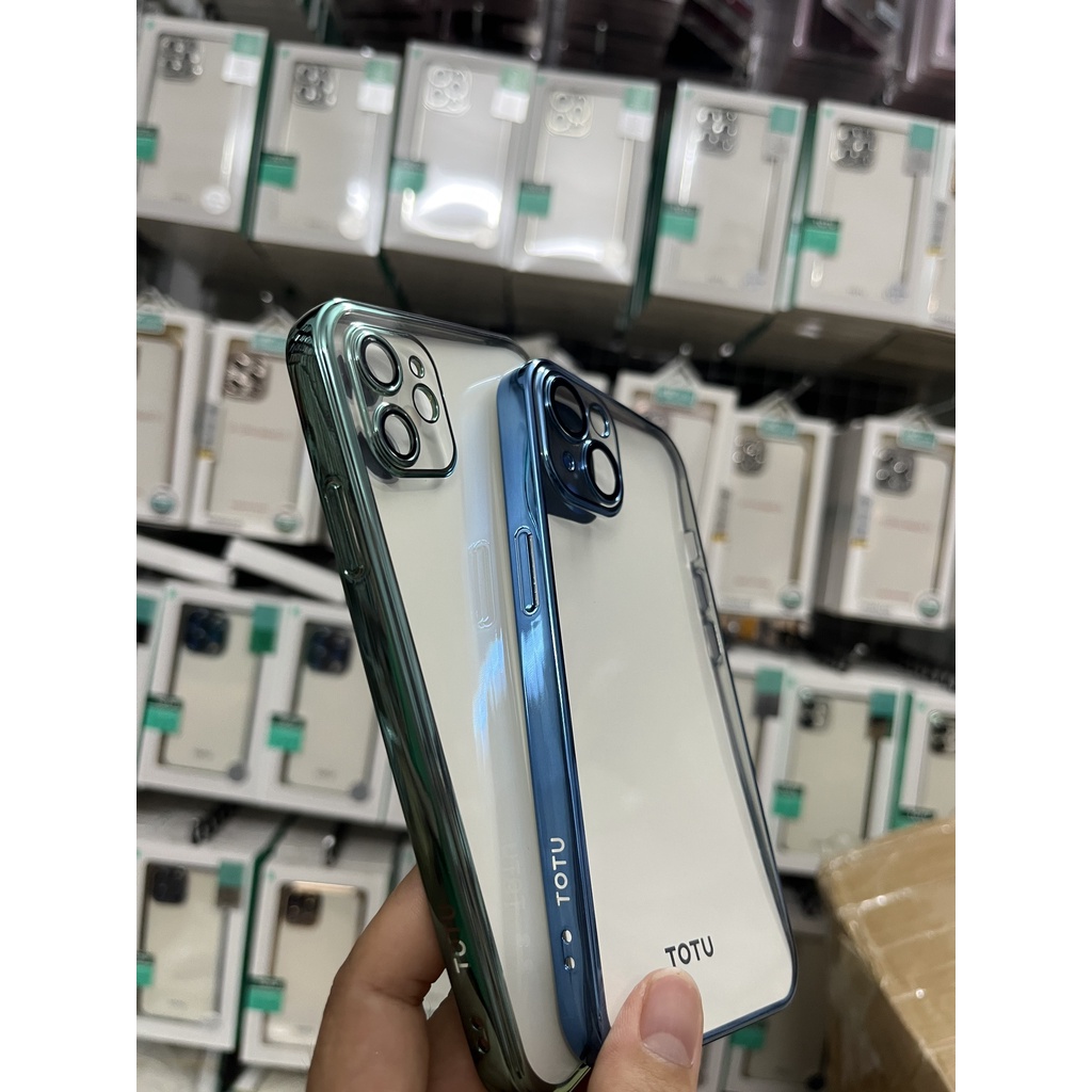 🌟CHÍNH HÃNG 🌟Ốp  iphone 12  TOTU LƯNG TRONG viền màu bảo vệ Camera iPhone 11 12  / MINI / PRO / MAX