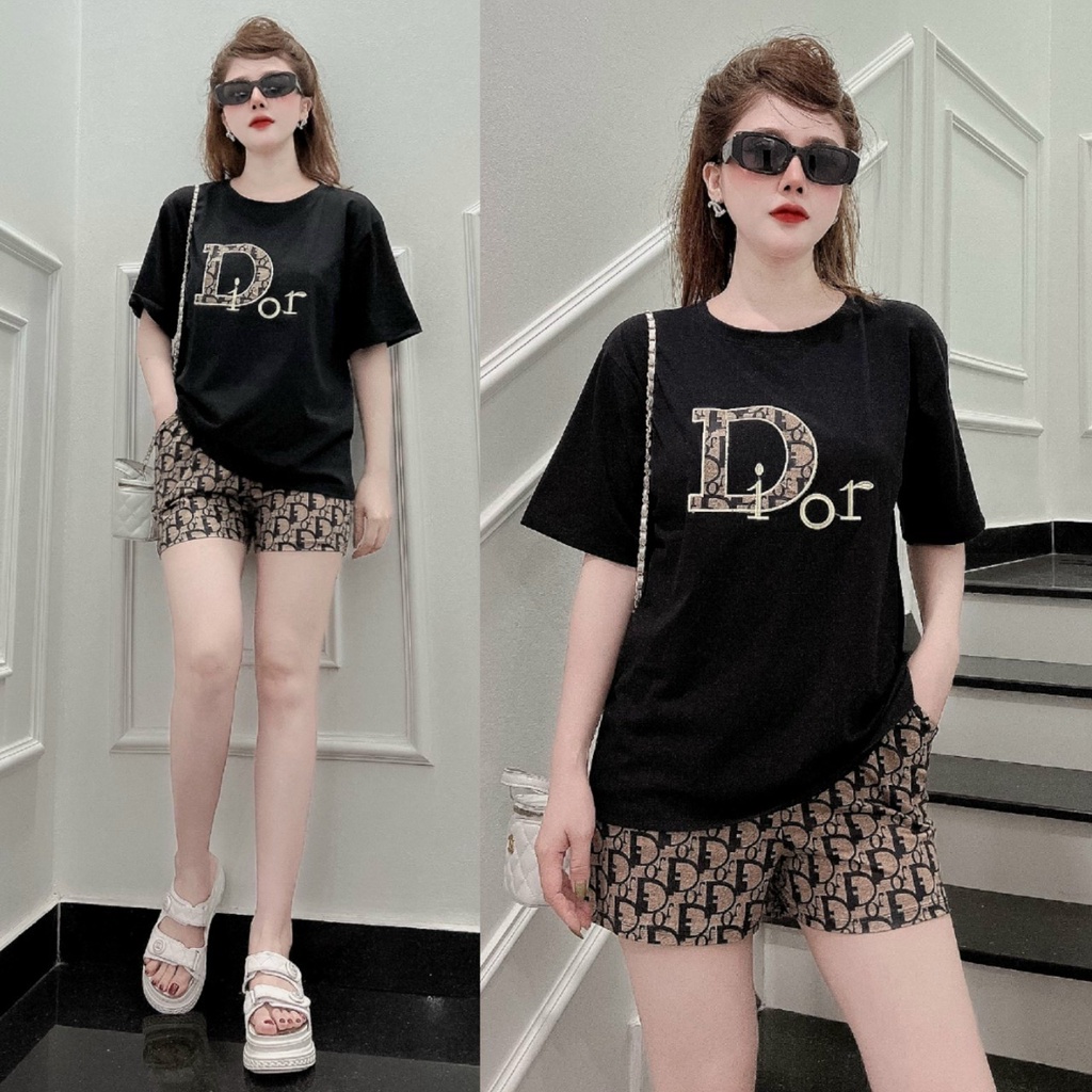 BỘ SHORT THÊU PHỐI 3D CAO CẤP TT025 _HÀNG XUẤT NHẬT-HÀN