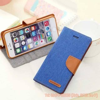 Bao da iPhone 7/ iPhone 8 Mercury Canvas Diary chính hãng