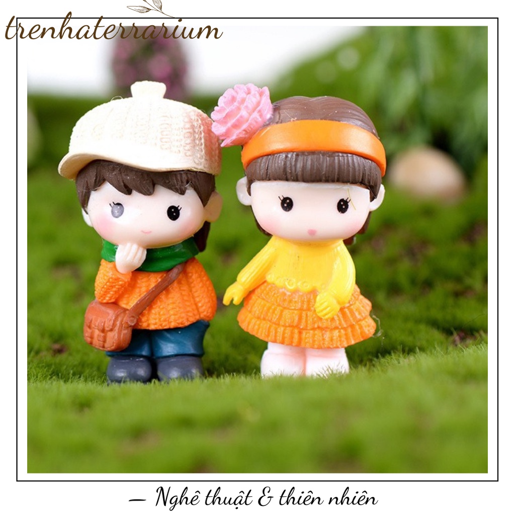 Tiểu cảnh đôi tình nhân terrarium cực đẹp