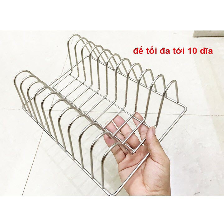 Kệ úp chén bát inox 304 trên chậu rửa - Kệ để trên bồn rửa chén - Kệ để chén bát trên chậu rửa