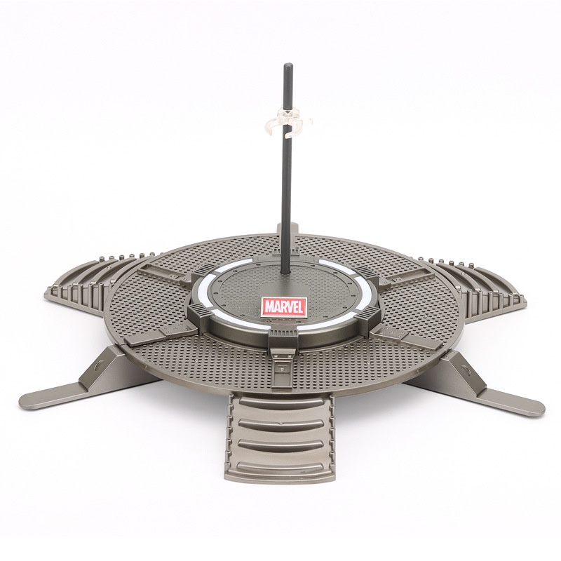 Zhongdong Mô Hình Đồ Chơi Lắp Ráp Đế Sạc Đứng Có Đèn led ELW7 Hình Iron Man Genacu