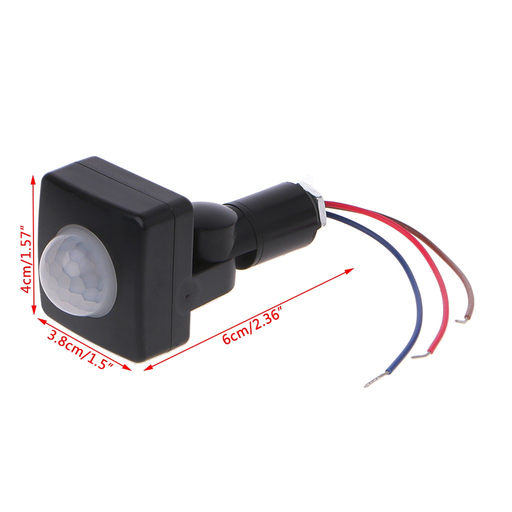 Cảm biến chuyển động hồng ngoại phát hiện chuyển động 110 ° 100W
