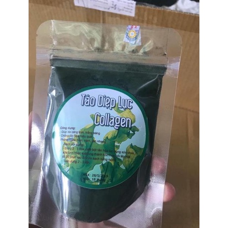 Tảo Diệp Lục Collagen 100gr .