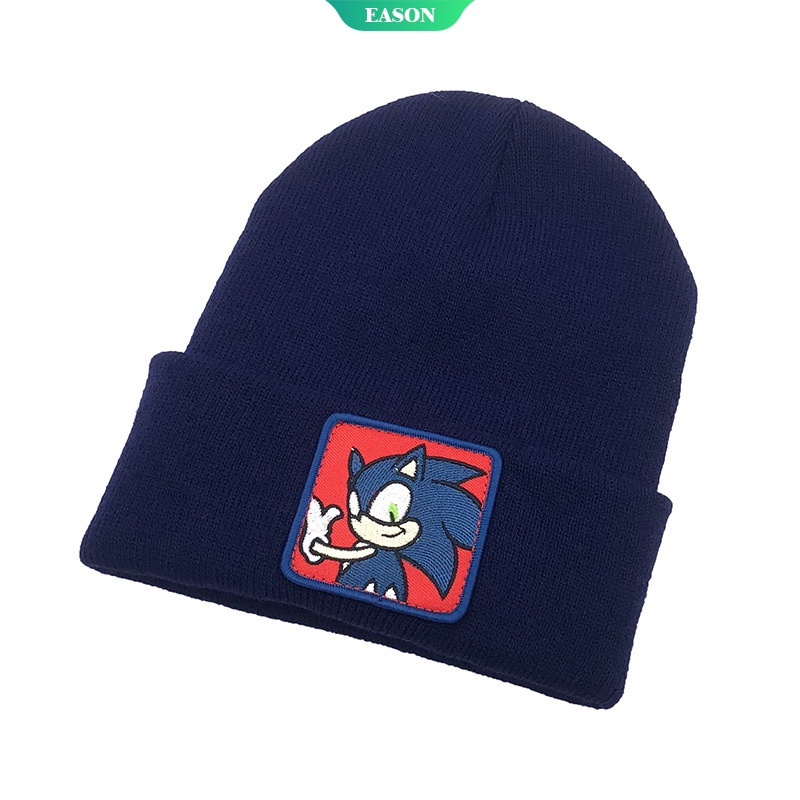 Nón Len Thêu Hình Nhím Sonic Phong Cách Âu Mỹ Đáng Yêu