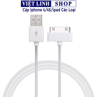 Dây sạc iphone 4/4s iPhone/iPad 1-2-3-4 - sạc siêu bền, ổn định cho máy - Việt Linh Store