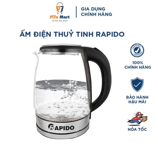 Ấm đun siêu tốc thuỷ tinh, Bình đun siêu tốc Renodi dung tích 1,8L